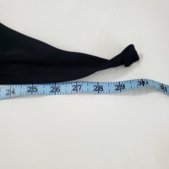 Bathing Suit Top Juniors Black Embellished Beaded - Picture 6 of 6